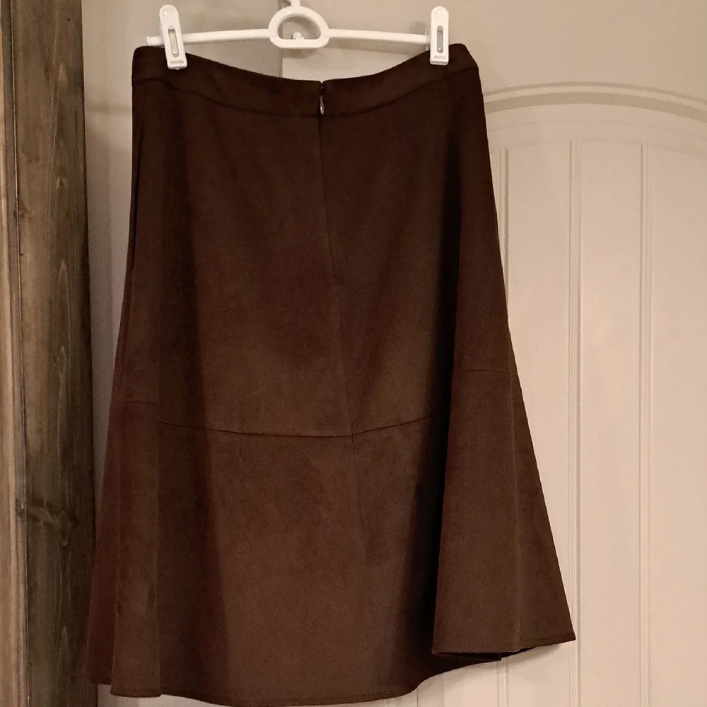 Chadwicks Brown A-Line Skirt - Picture 3 of 4